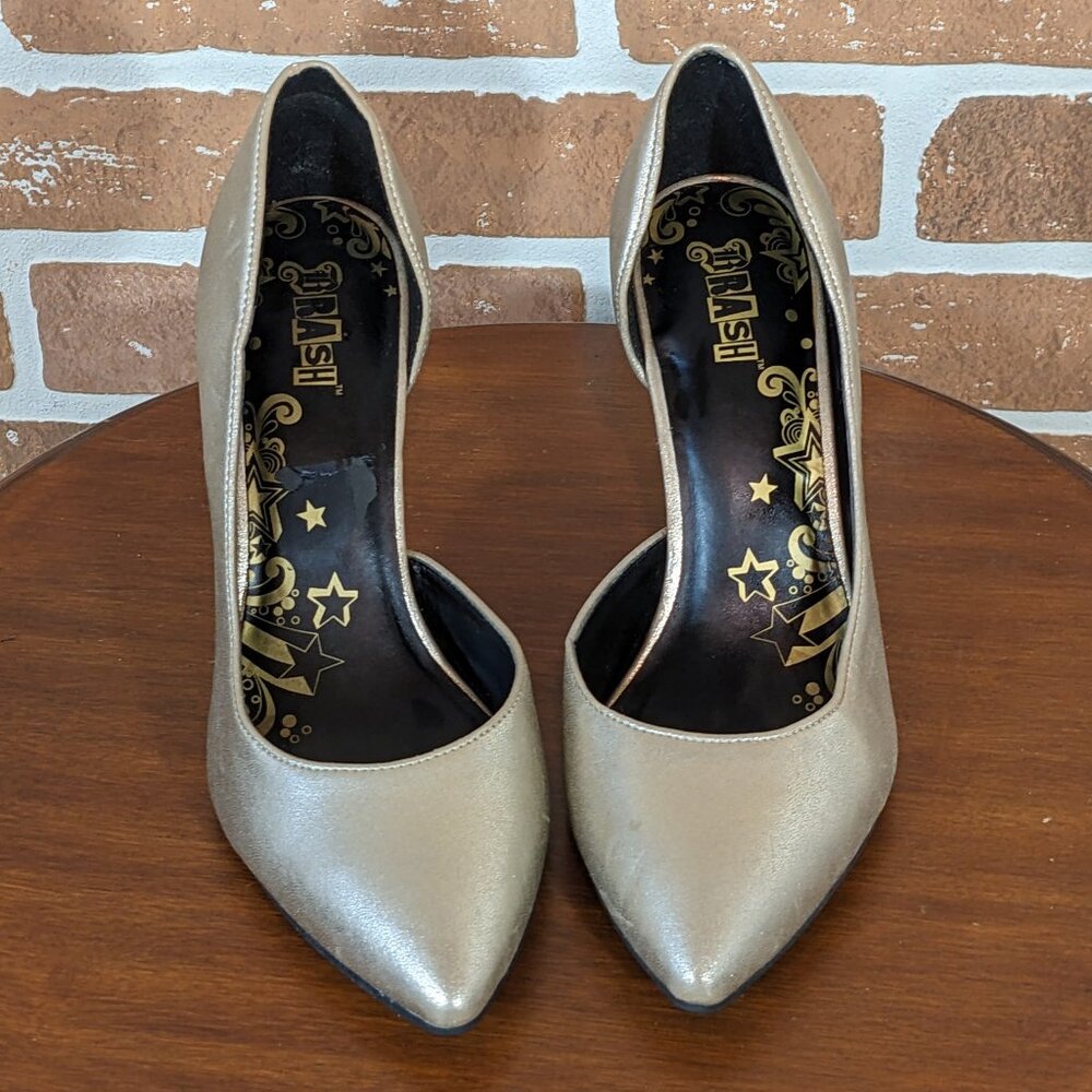 Brash D'Orsay Champagne Pumps